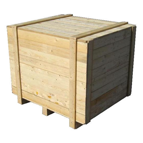 Silver Wood Crate